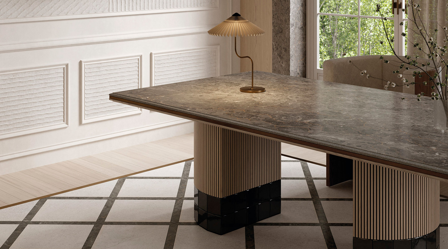 Top cucina Effetto Pietra grigio savelli