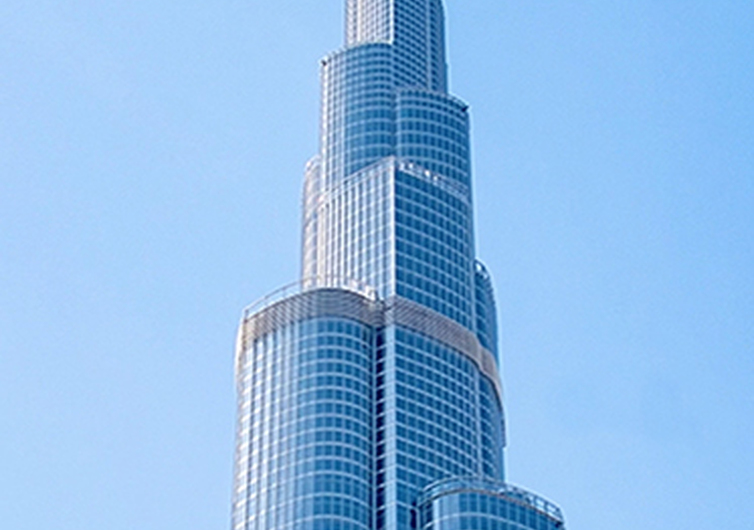 SapienStone sul Burj Khalifa di Dubai