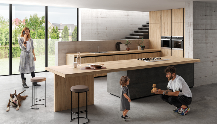 Materiali e piani cucina in gres porcellanato SapienStone