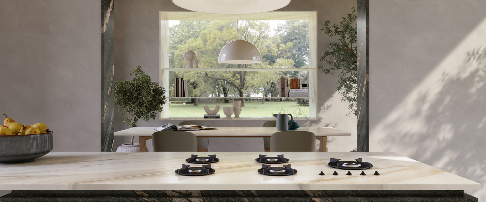 Top cucina in gres porcellanato: design, prestazioni e sostenibilità